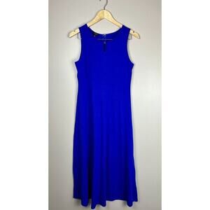 Talbots Petites Midi Dress Women’s Small Cobalt Blue Stretch